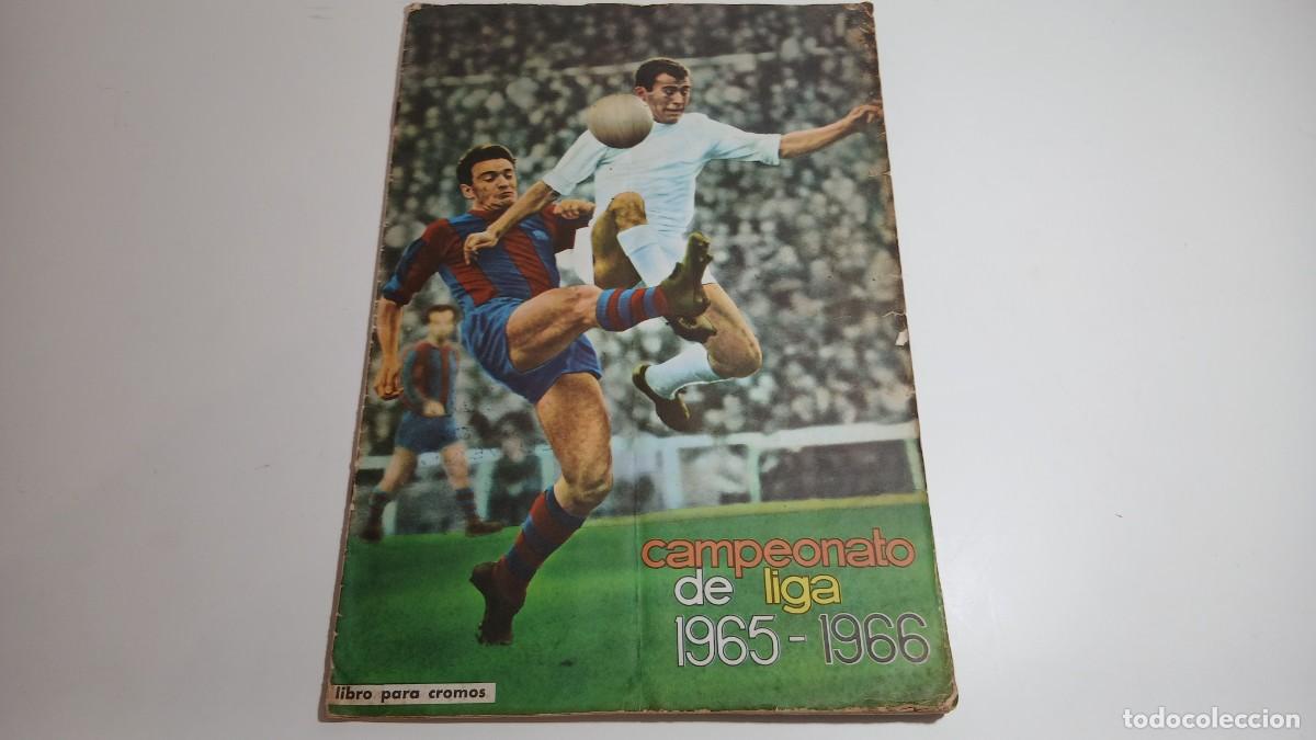 &Aacute;lbum de f&uacute;tbol completo: ALBUM CAMPEONATO DE LIGA 1965- 1966 DISGRA FHER