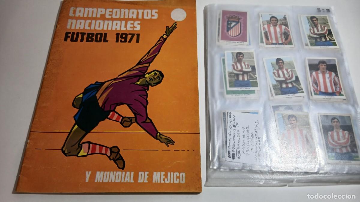 &Aacute;lbum de f&uacute;tbol completo: ALBUM CAMPEONATOS NACIONALE FUTBOL 1971 Y MUNDIAL DE MEJICO 267 CROMOS