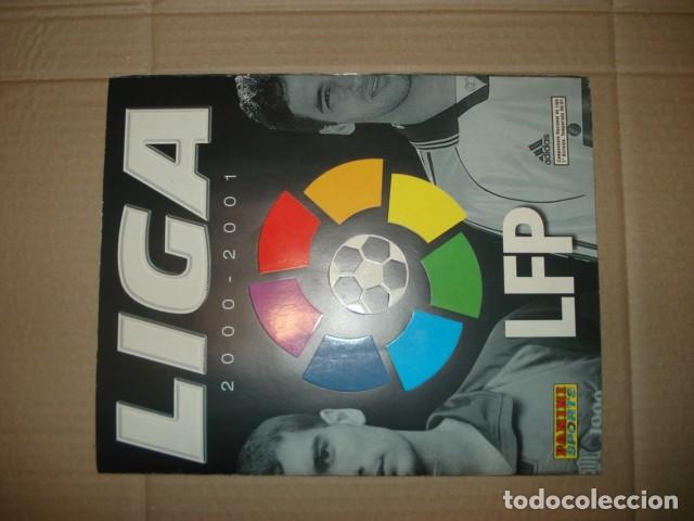 &Aacute;lbum de f&uacute;tbol completo: Liga 2000-2001, Panini, muy buen estado. 440 cromos