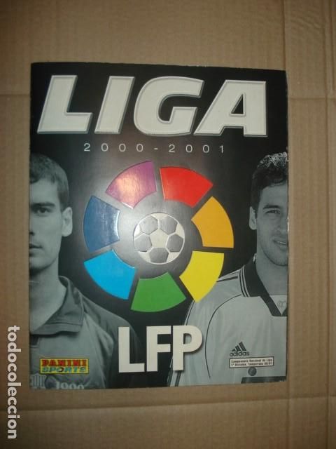 &Aacute;lbum de f&uacute;tbol completo: Liga 2000-2001, Panini, muy buen estado. 440 cromos