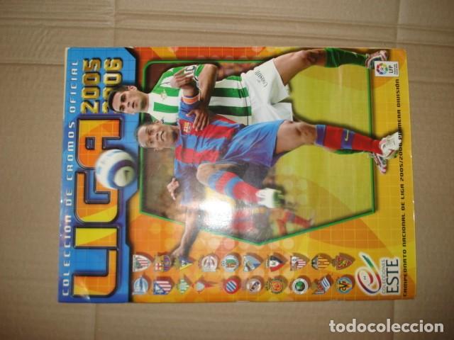 &Aacute;lbum de f&uacute;tbol completo: &Aacute;lbum Liga 2005-2006, Este, completo, con 524 cromos, muy buen estado. Messi. Sergio Ramos