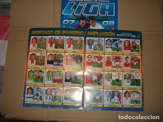 &Aacute;lbum de f&uacute;tbol completo: &Aacute;lbum Liga 07-08, este, 612 cromos, muy buen estado
