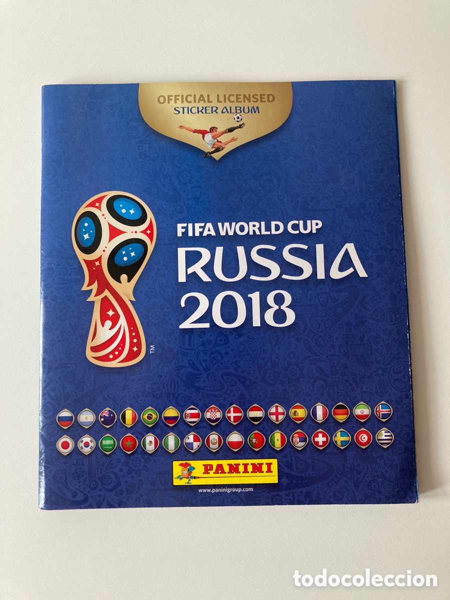 &Aacute;lbum de f&uacute;tbol completo: Album completo mundial Rusia 2018-World Cup-2018-Panini-buen estado