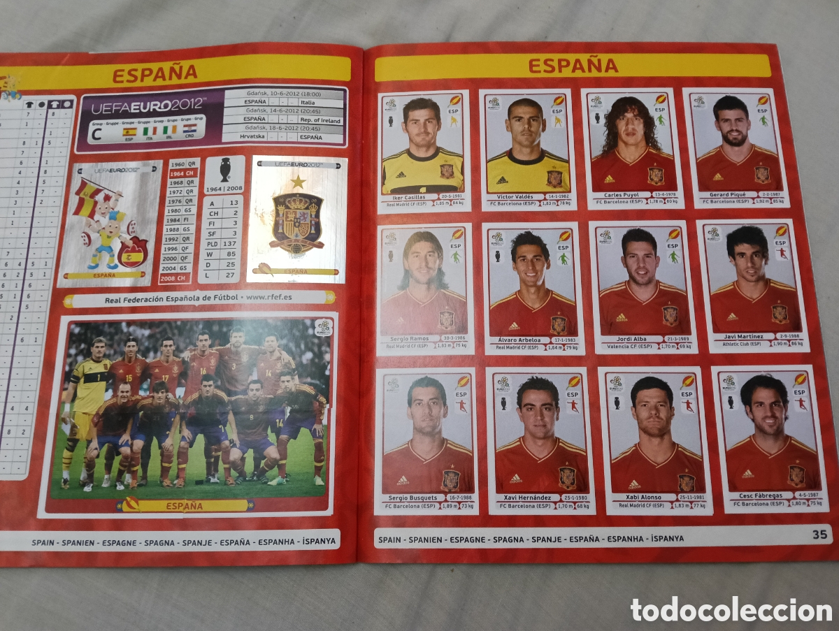 Complete Football Album: &Aacute;lbum de la euro 2012 completo y en perfecto estado