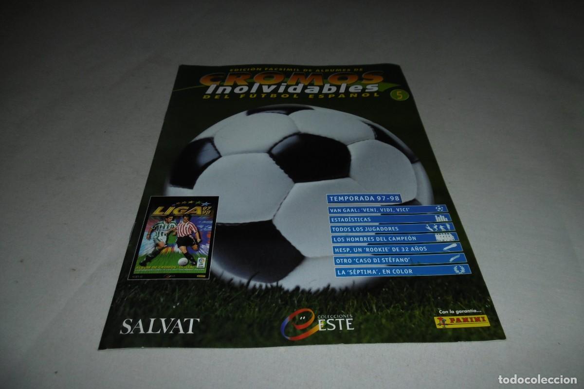 &Aacute;lbum de f&uacute;tbol completo: FASCICULO N&ordm; 5 DEL ALBUM DE CROMOS SALVAT LIGA 97-98 FACSIMIL FUTBOL