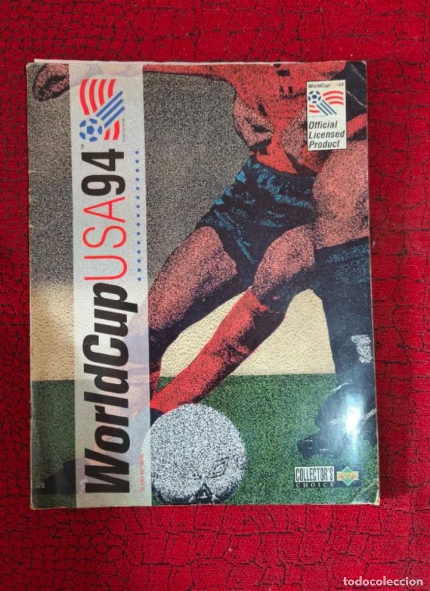 &Aacute;lbum de f&uacute;tbol completo: &Aacute;lbum Mundial USA 94 COMPLETO Upper Deck.Excelente
