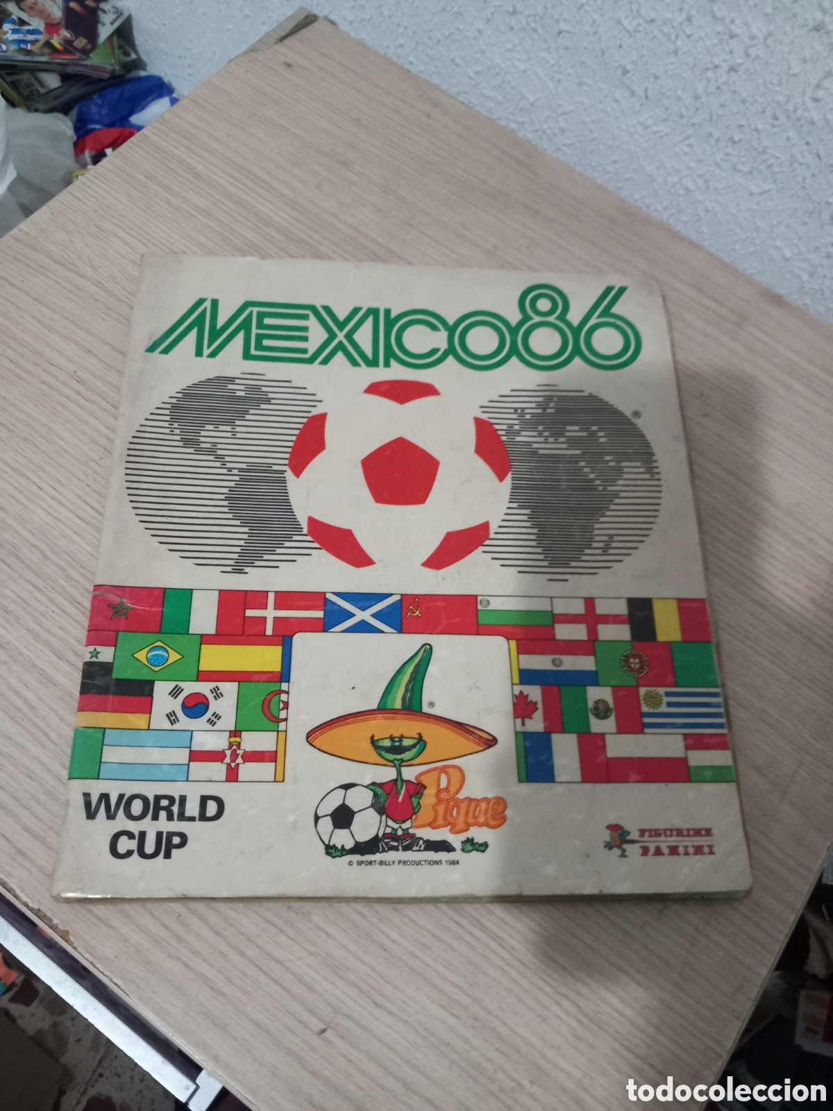 &Aacute;lbum de f&uacute;tbol completo: ALBUM MEXICO 86 COMPLETO,,VER FOTOS
