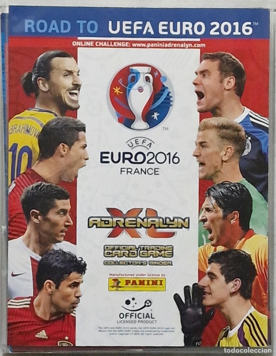 &Aacute;lbum de f&uacute;tbol completo: Adrenalyn Xl road to Euro 2016 album completo