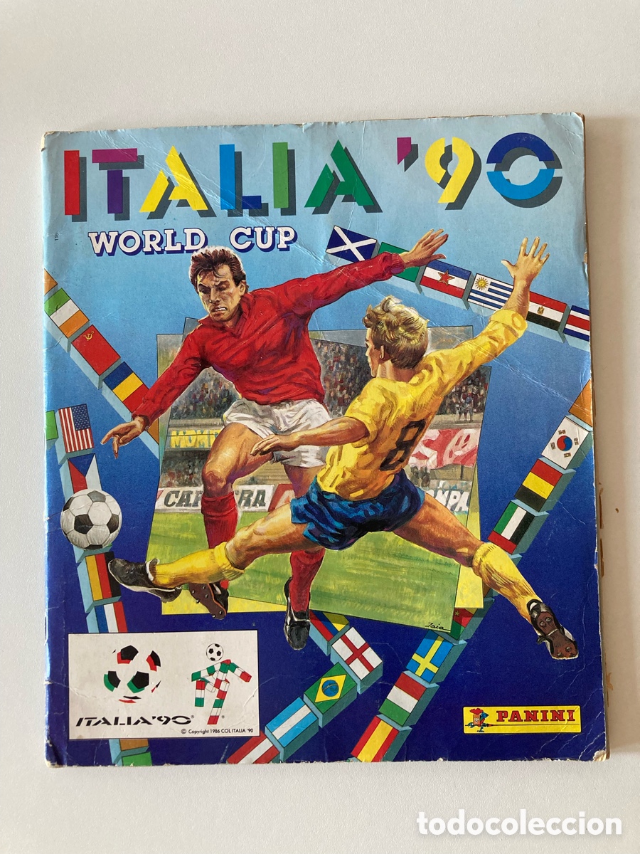 &Aacute;lbum de f&uacute;tbol completo: Album completo mundial Italia 90-World Cup-1990-Panini- Ver estado en fotos.