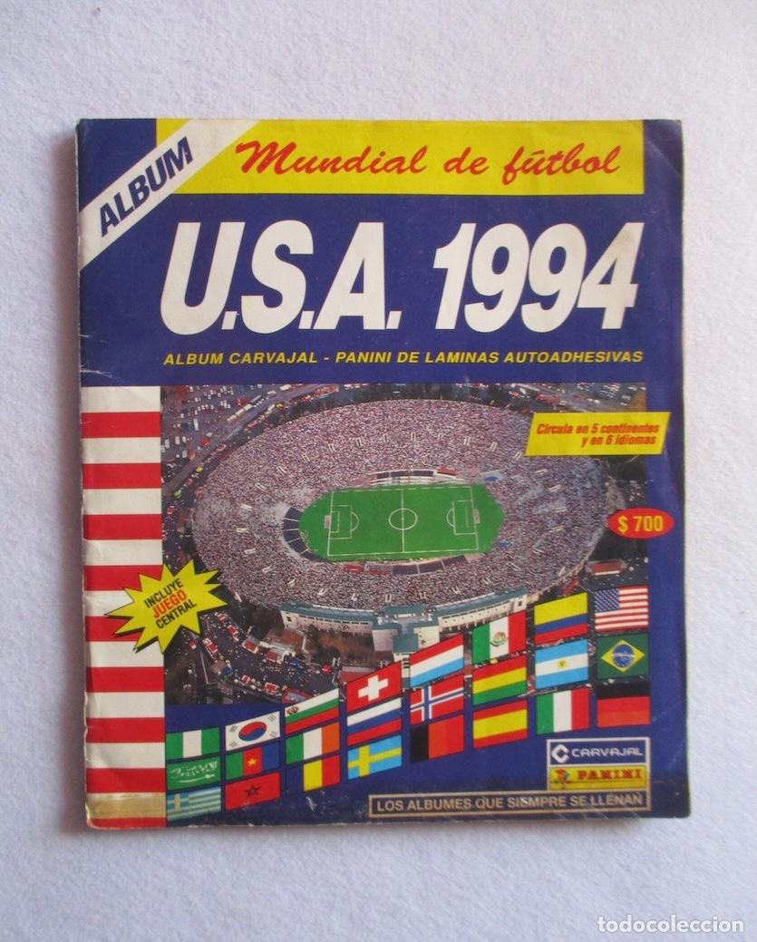 &Aacute;lbum de f&uacute;tbol completo: MUNDIAL USA 1994 - ALBUM COMPLETO DE PANINI CON MARADONA, ROMARIO...