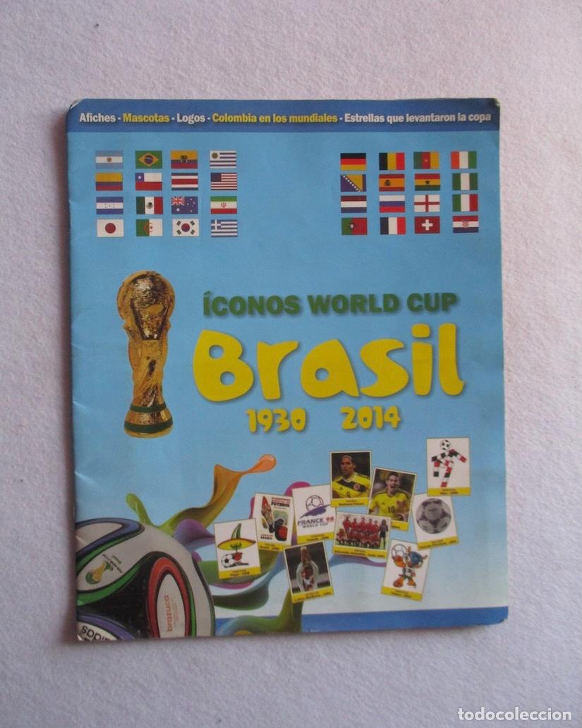 &Aacute;lbum de f&uacute;tbol completo: ALBUM COMPLETO ICONOS WORLD CLUB - MUNDIALES 1930-2014