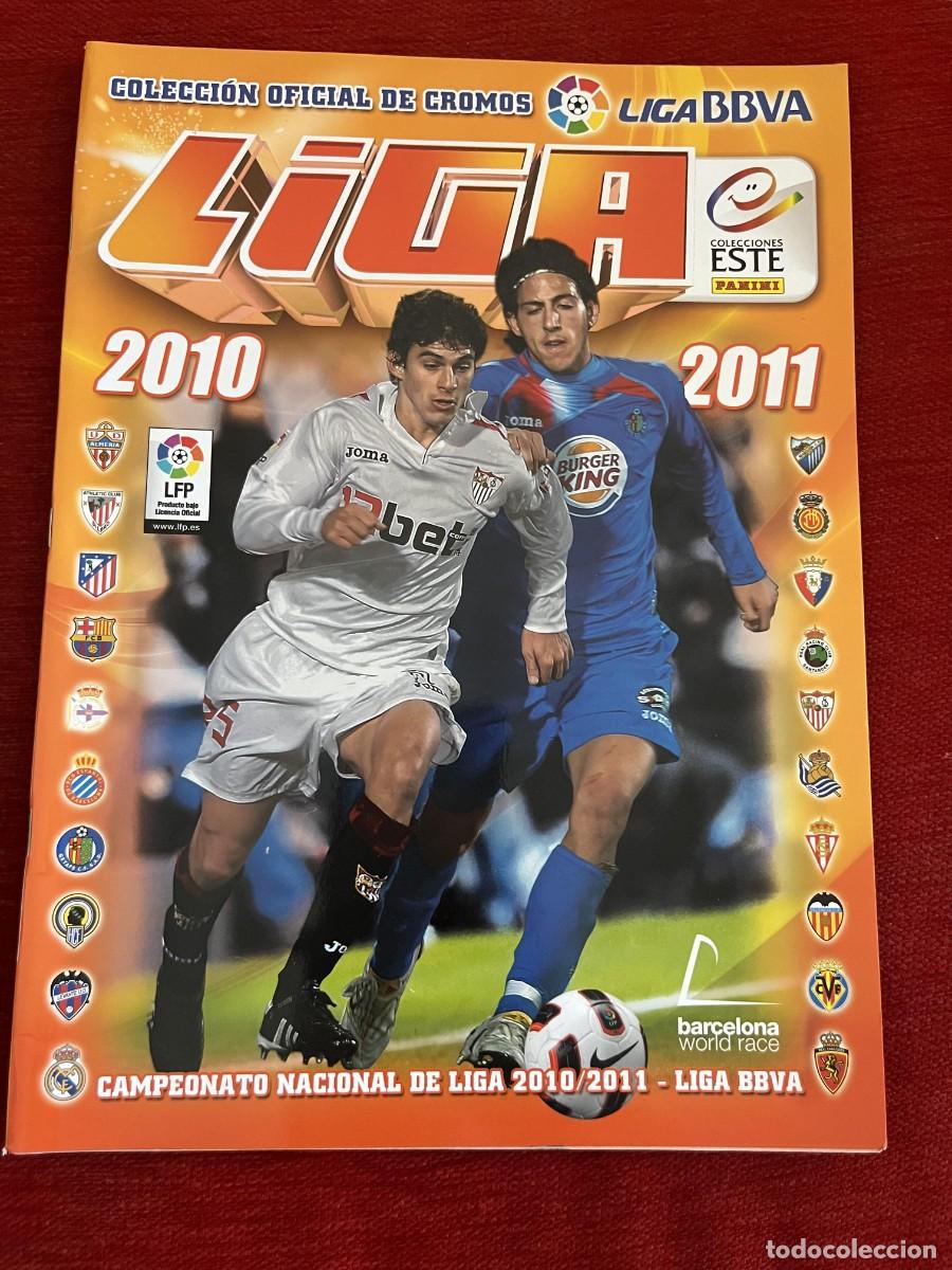 &Aacute;lbum de f&uacute;tbol completo: ALBUM PLANCHA PANINI CAMPEONATO NACIONAL DE LIGA ESTE 10 11 2010 2011 VACIO SIN CROMOS LALIGA NUEVO