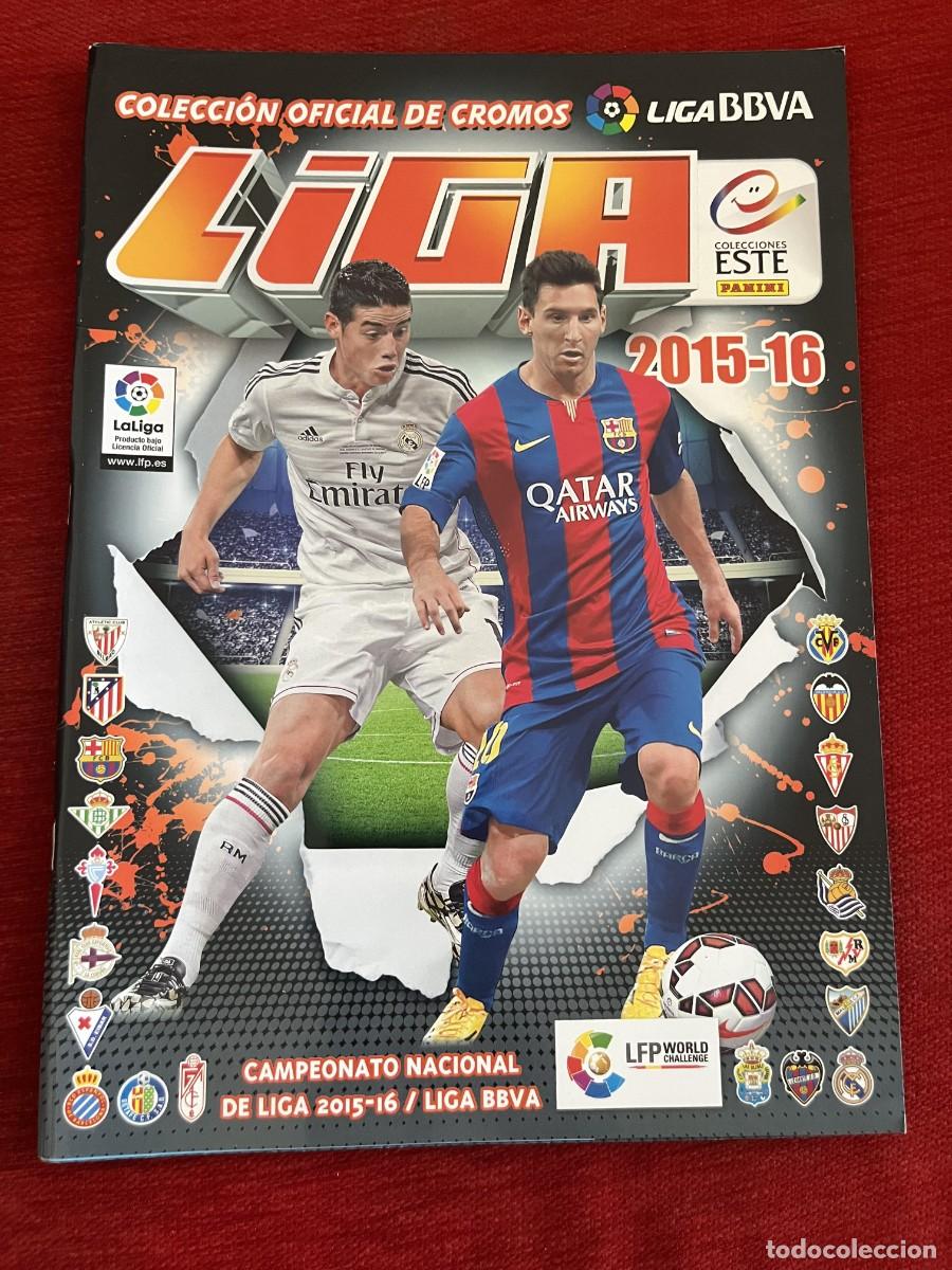Caderneta de futebol completa: ALBUM PLANCHA PANINI CAMPEONATO NACIONAL DE LIGA ESTE 15 16 2015 2016 VACIO SIN CROMOS LALIGA NUEVO