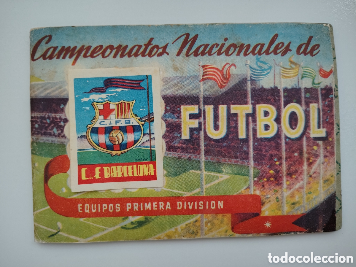 &Aacute;lbum de f&uacute;tbol completo: &Aacute;lbum del F.C. Barcelona 1950-1951 editorial Ruiz Romero.