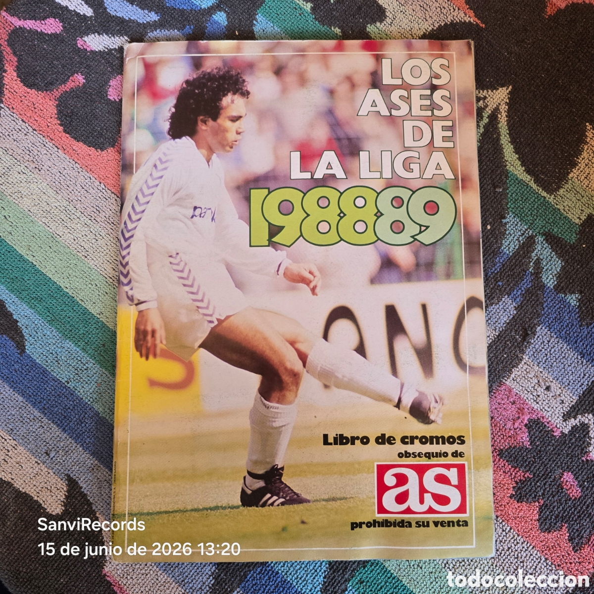 Caderneta de futebol completa: &Aacute;LBUM DE CROMOS LOS ASES DE LA LIGA 1988-89 (OBSEQUIO DE AS) [COMPLETO]
