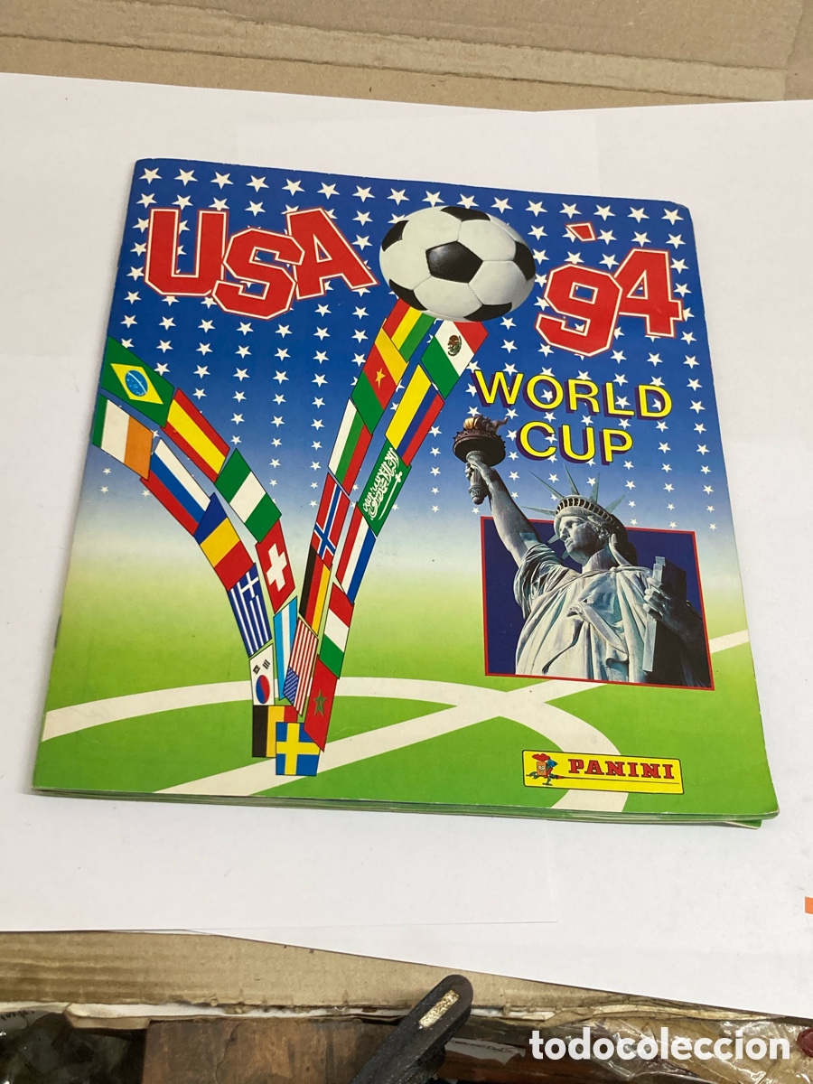 Vollst&auml;ndige Fu&szlig;ballsammelalben: Album original de cromos Panini de la Copa Mundial de la FIFA USA 1994