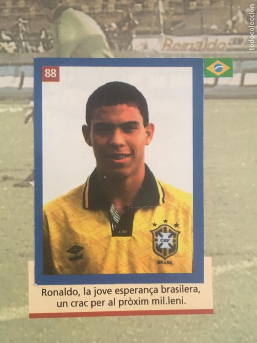 &Aacute;lbum de f&uacute;tbol completo: les estrelles del mon 1994 ronaldo rookie album de cromos completo muy buen estado mundo deportivo