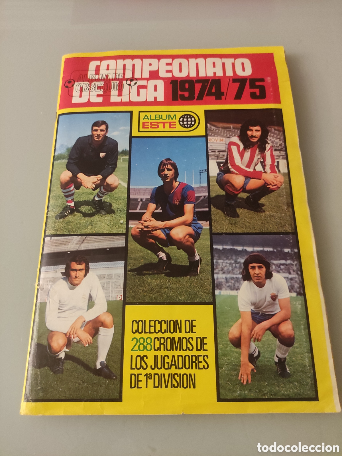 &Aacute;lbum de f&uacute;tbol completo: Album este temporada 74/75