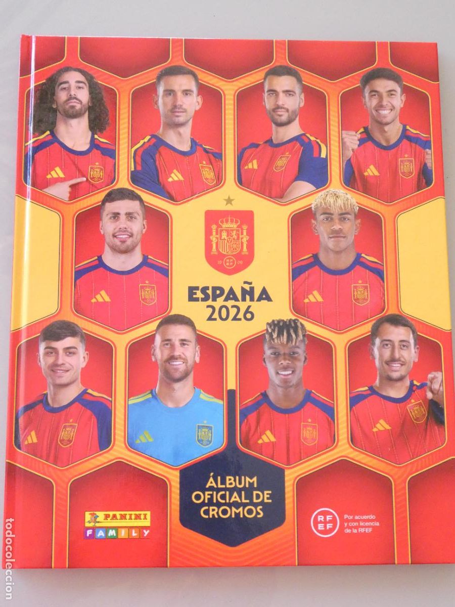 &Aacute;lbum de f&uacute;tbol completo: &Aacute;LBUM DE CROMOS DE F&Uacute;TBOL. COMPLETO. MUNDIAL USA MX CAN 2026 SELECCI&Oacute;N ESPA&Ntilde;OLA ESPA&Ntilde;A PANINI. 430GR