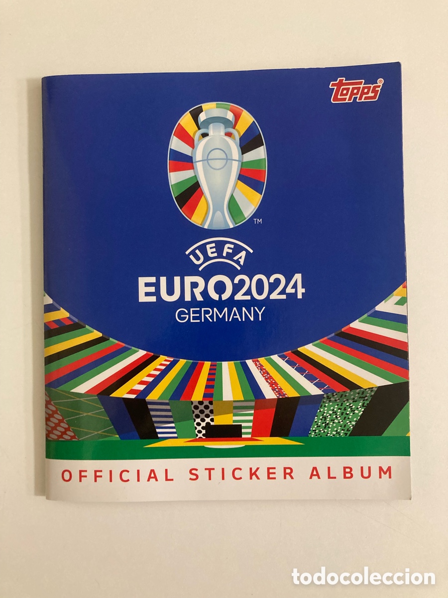 &Aacute;lbum de f&uacute;tbol completo: Album completo Euro 2024-Eurocopa-Topps.