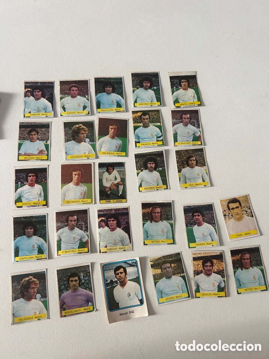 &Aacute;lbum de f&uacute;tbol completo: Cromos Vulcano Madrid