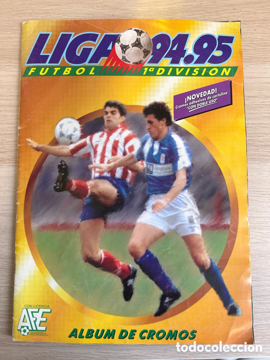 &Aacute;lbum de f&uacute;tbol completo: Album liga 94 95 ediciones Este Completo