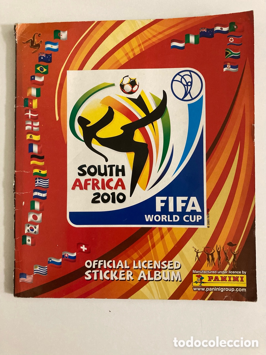 &Aacute;lbum de f&uacute;tbol completo: Album completo Campeonato mundial futbol Sudafrica 2010-World Cup-Panini