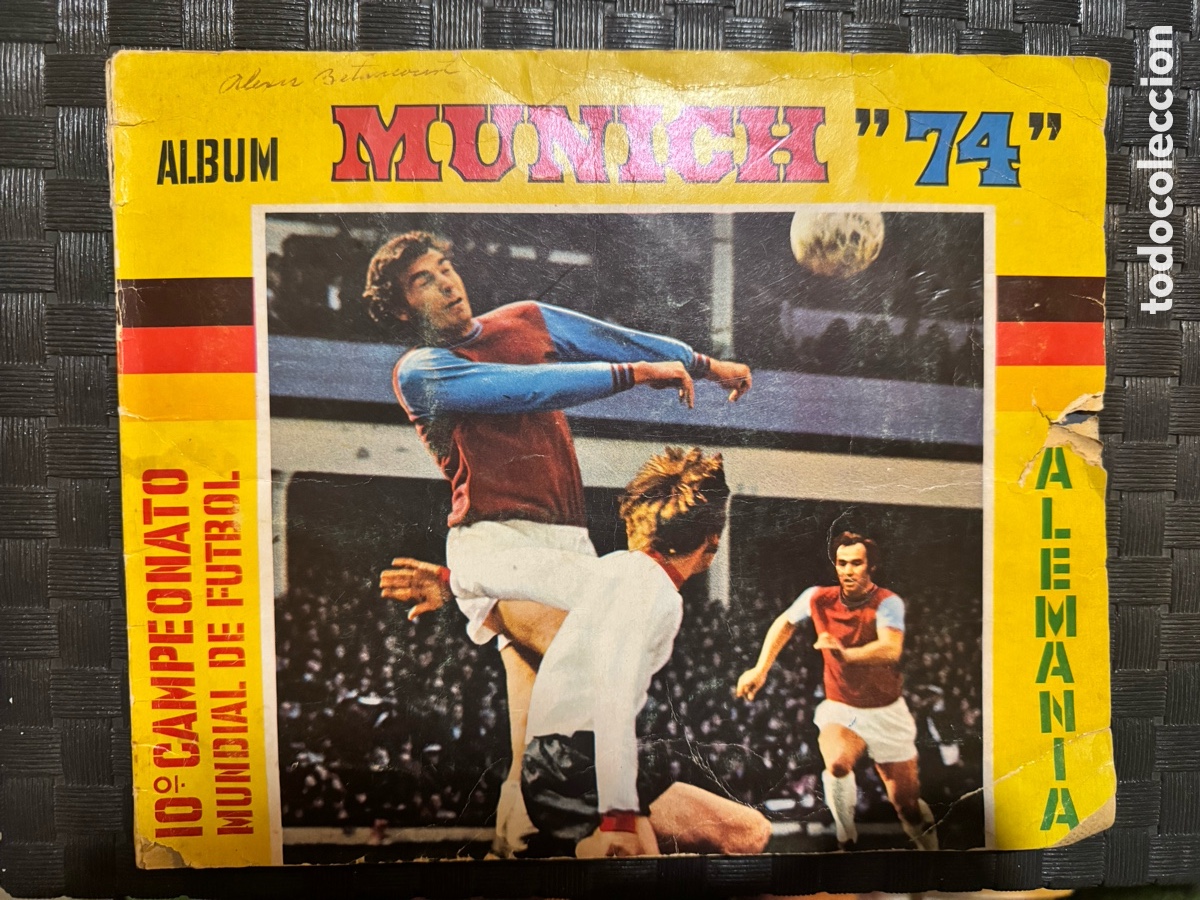 &Aacute;lbum de f&uacute;tbol completo: &Aacute;lbum Mundial Futbol Alemania 74