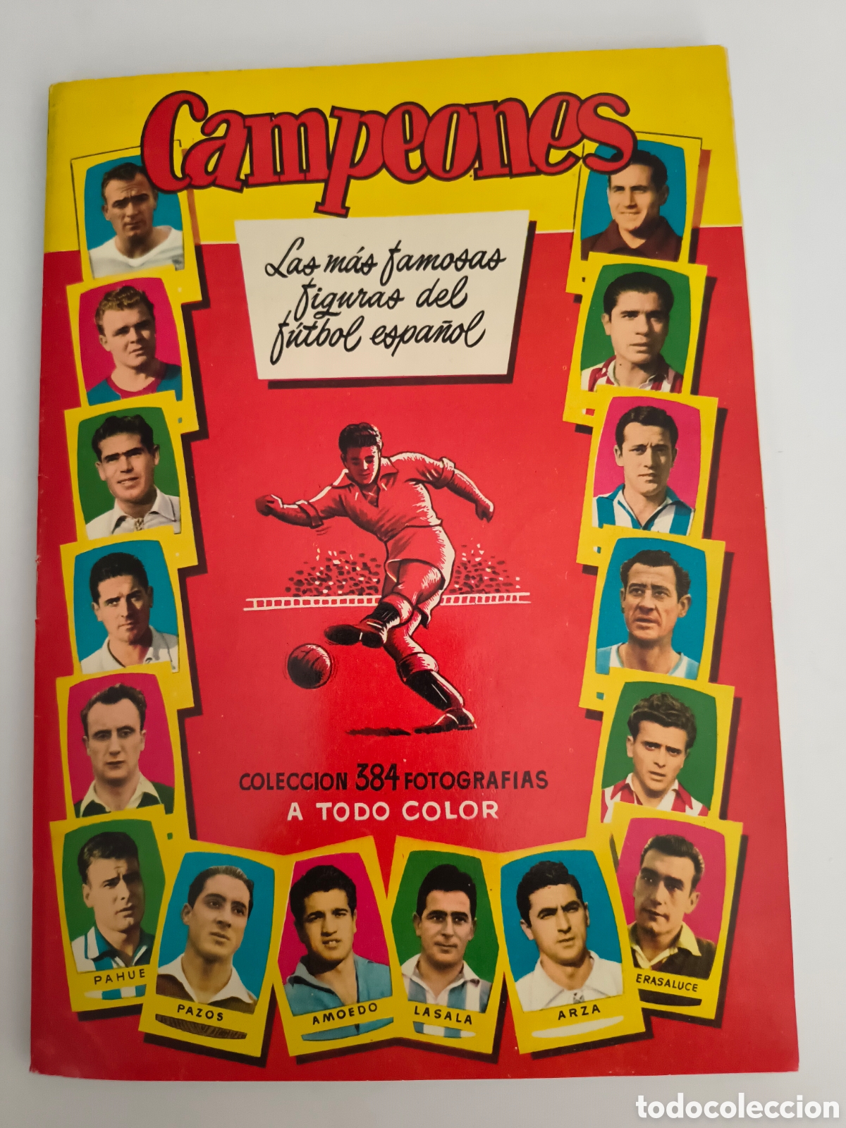 &Aacute;lbum de f&uacute;tbol completo: &Aacute;lbum Campeones 1954-1955 Bruguera completo.