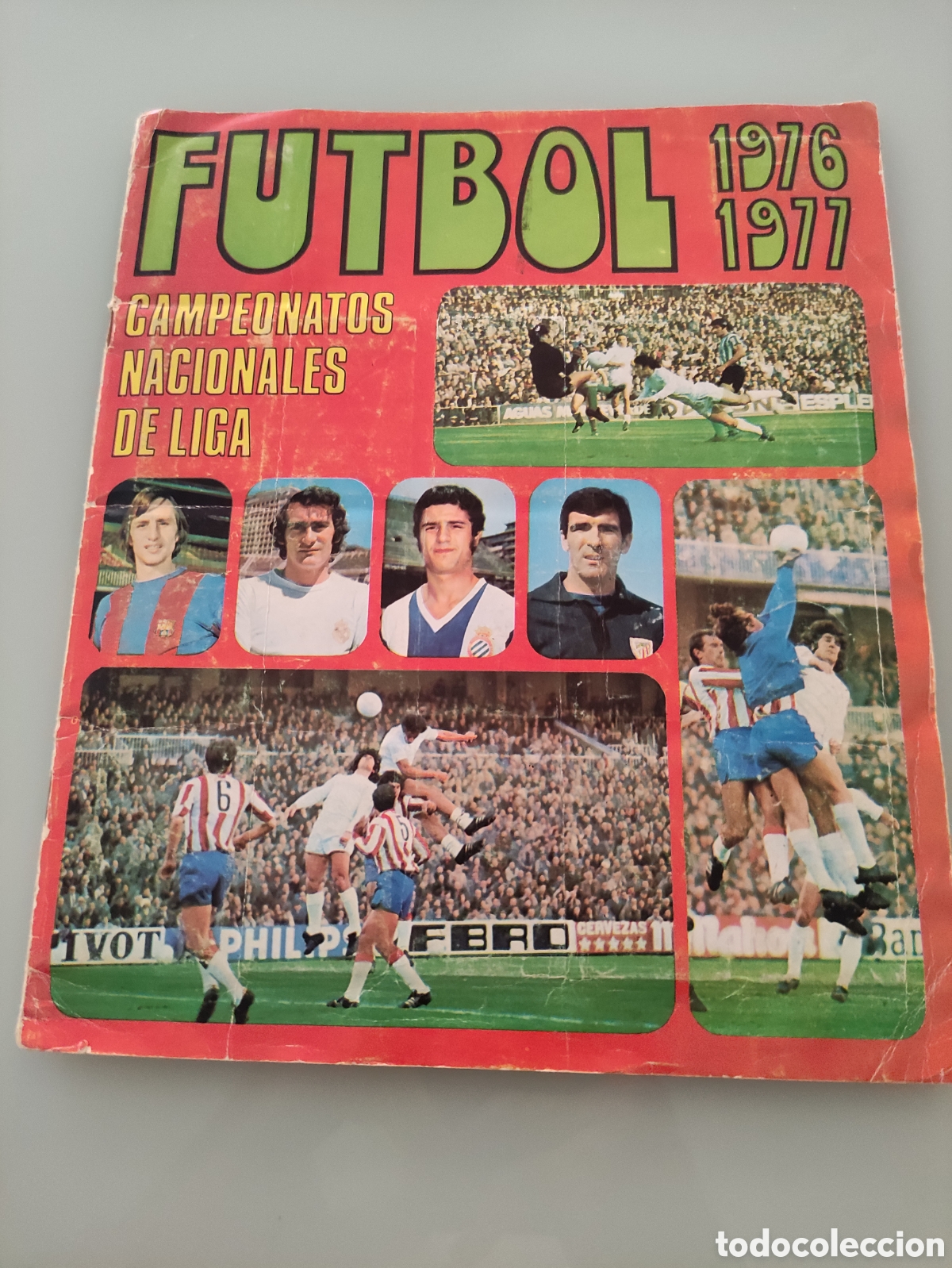 &Aacute;lbum de f&uacute;tbol completo: Album Ruiz Romero 76/77