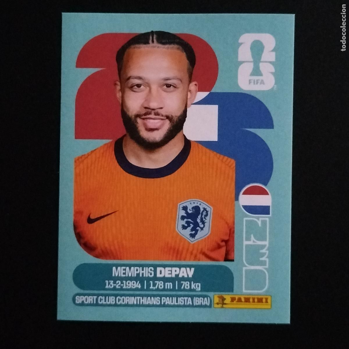&Aacute;lbum de f&uacute;tbol completo: NED 17 MEMPHIS DEPAY HOLANDA NETHERLANDS CROMOS STICKER MUNDIAL 26 2026 FIFA WORLD CUP PANINI