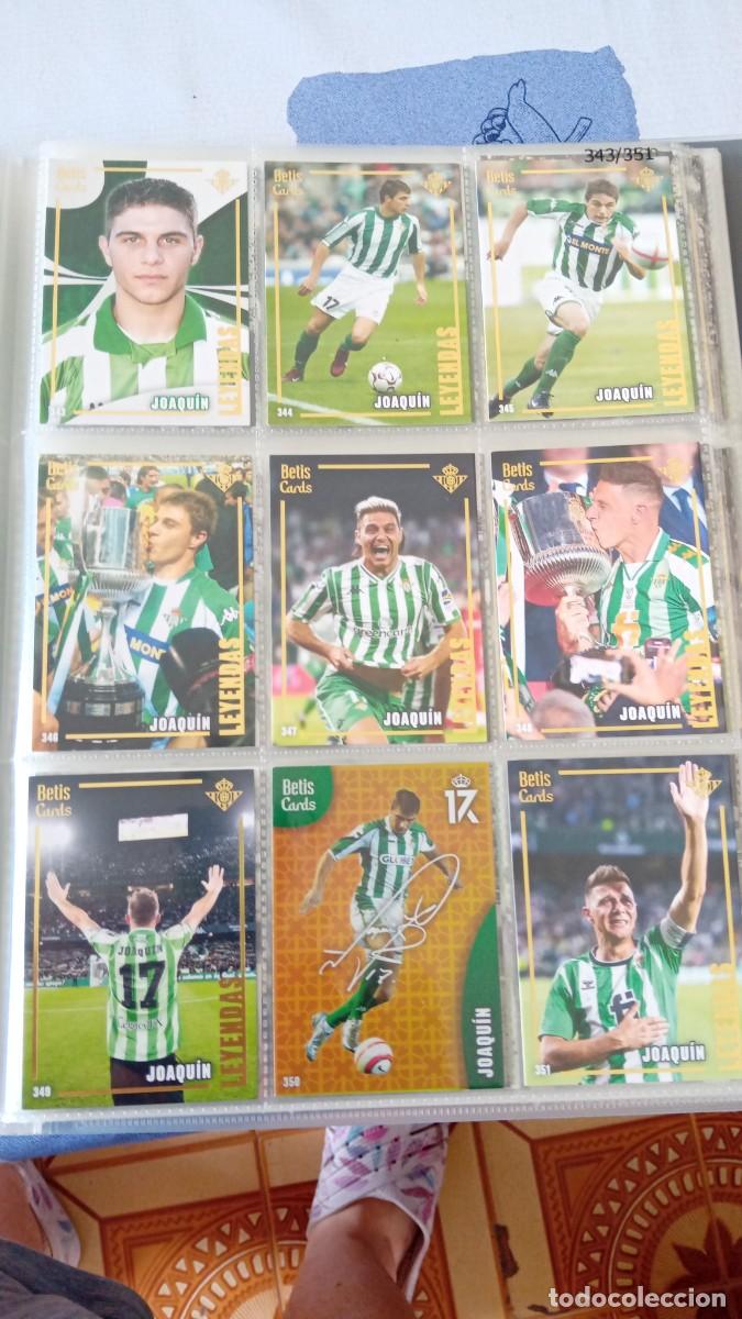 &Aacute;lbum de f&uacute;tbol completo: Colecci&oacute;n de betis cards