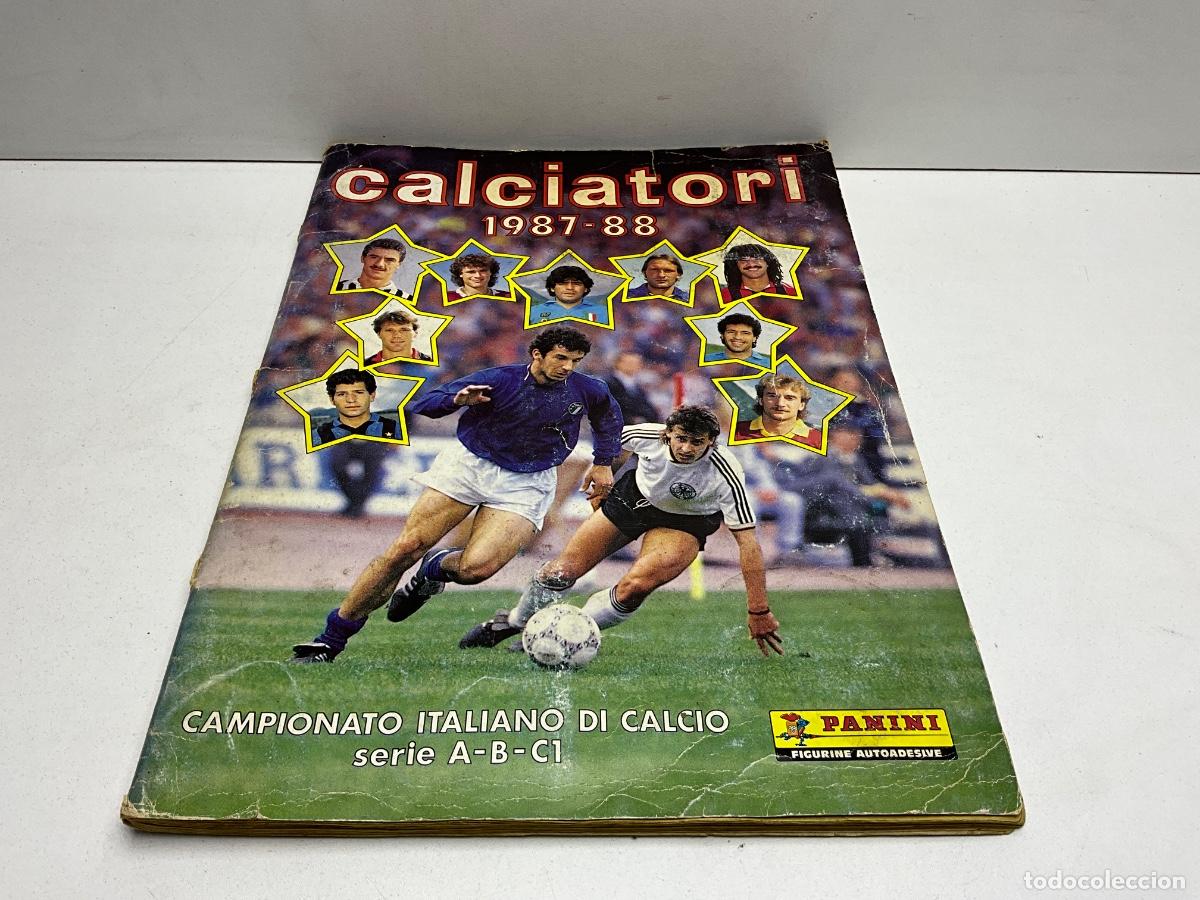 &Aacute;lbum de f&uacute;tbol completo: &Aacute;LBUM COMPLETO PANINI CALCIATORI 1987-1988-LIGA ITALIANA - CON USO MIRAR FOTOS -CROMO MARADONA