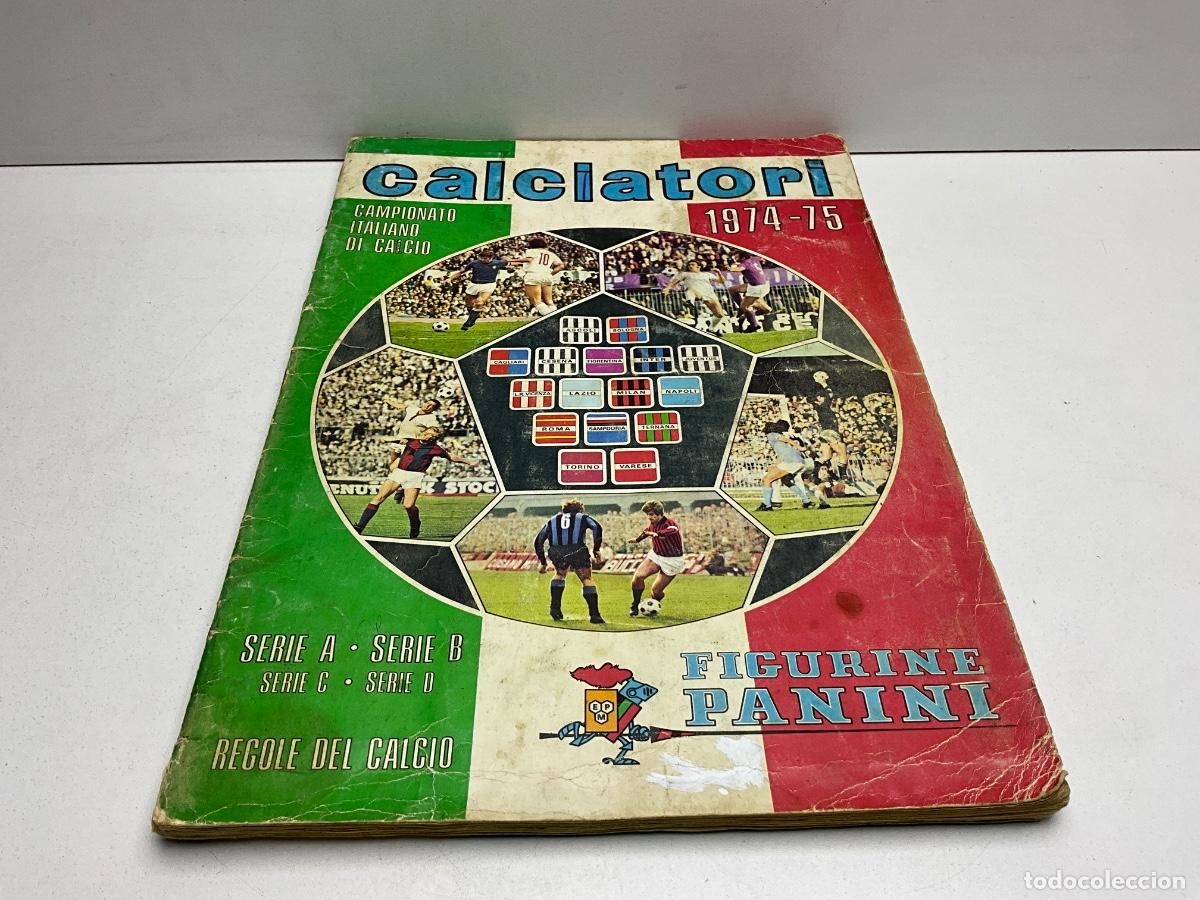 &Aacute;lbum de f&uacute;tbol completo: &Aacute;LBUM COMPLETO PANINI CALCIATORI 1974 -1975 -LIGA ITALIANA - CON USO MIRAR FOTOS