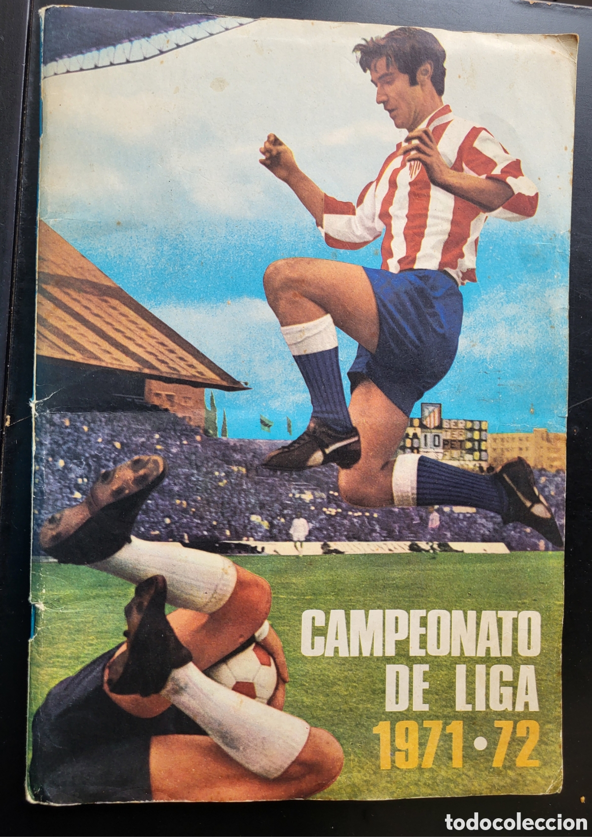 &Aacute;lbum de f&uacute;tbol completo: &Aacute;LBUM CROMOS F&Uacute;TBOL CAMPEONATO LIGA 1971-1972 DISGRA 100% COMPLETO + P&Oacute;STER 71-72 ORIGINAL