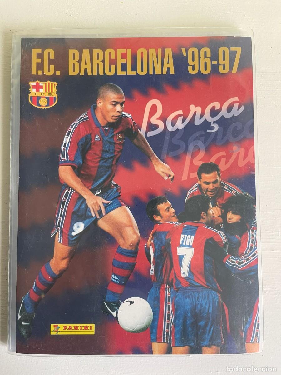 &Aacute;lbum de f&uacute;tbol completo: &Aacute;LBUM PANINI F.C. BARCELONA 1996-97 COMPLETO