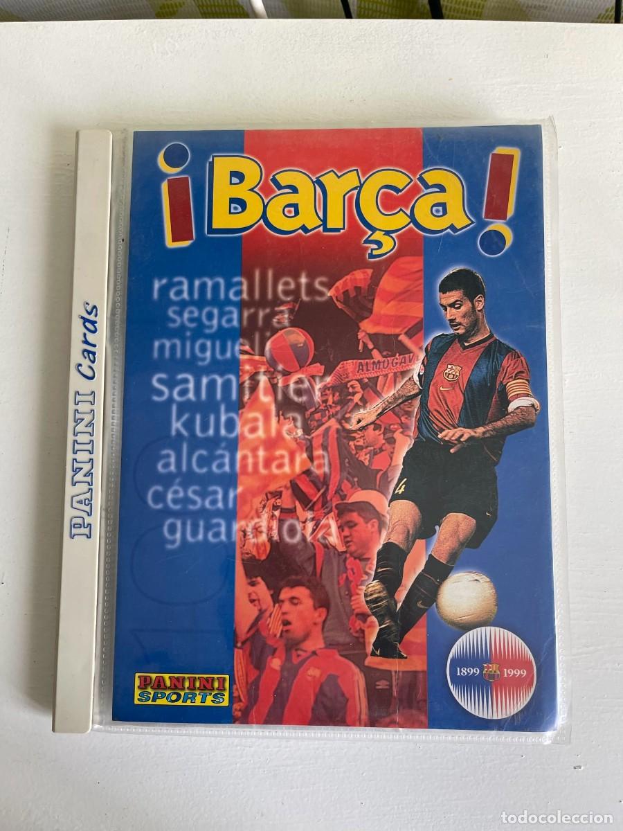 &Aacute;lbum de f&uacute;tbol completo: &Aacute;LBUM PANINI SPORTS &iexcl;BAR&Ccedil;A! (1899-1999) COMPLETO