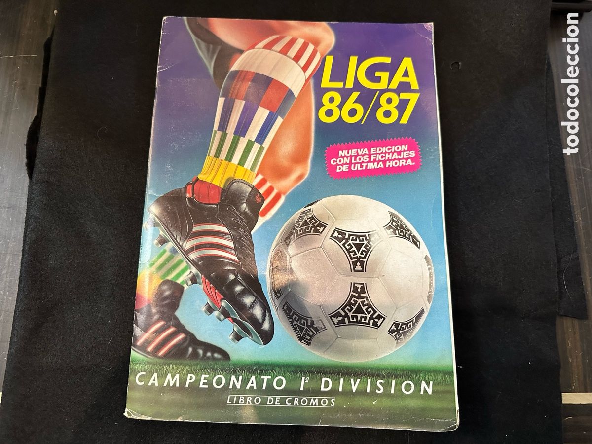 &Aacute;lbum de f&uacute;tbol completo: ALBUM CROMOS CAMPEONATO DE LIGA 1986-87 EDICIONES ESTE , 319 CROMOS (-2 FICHAJES)