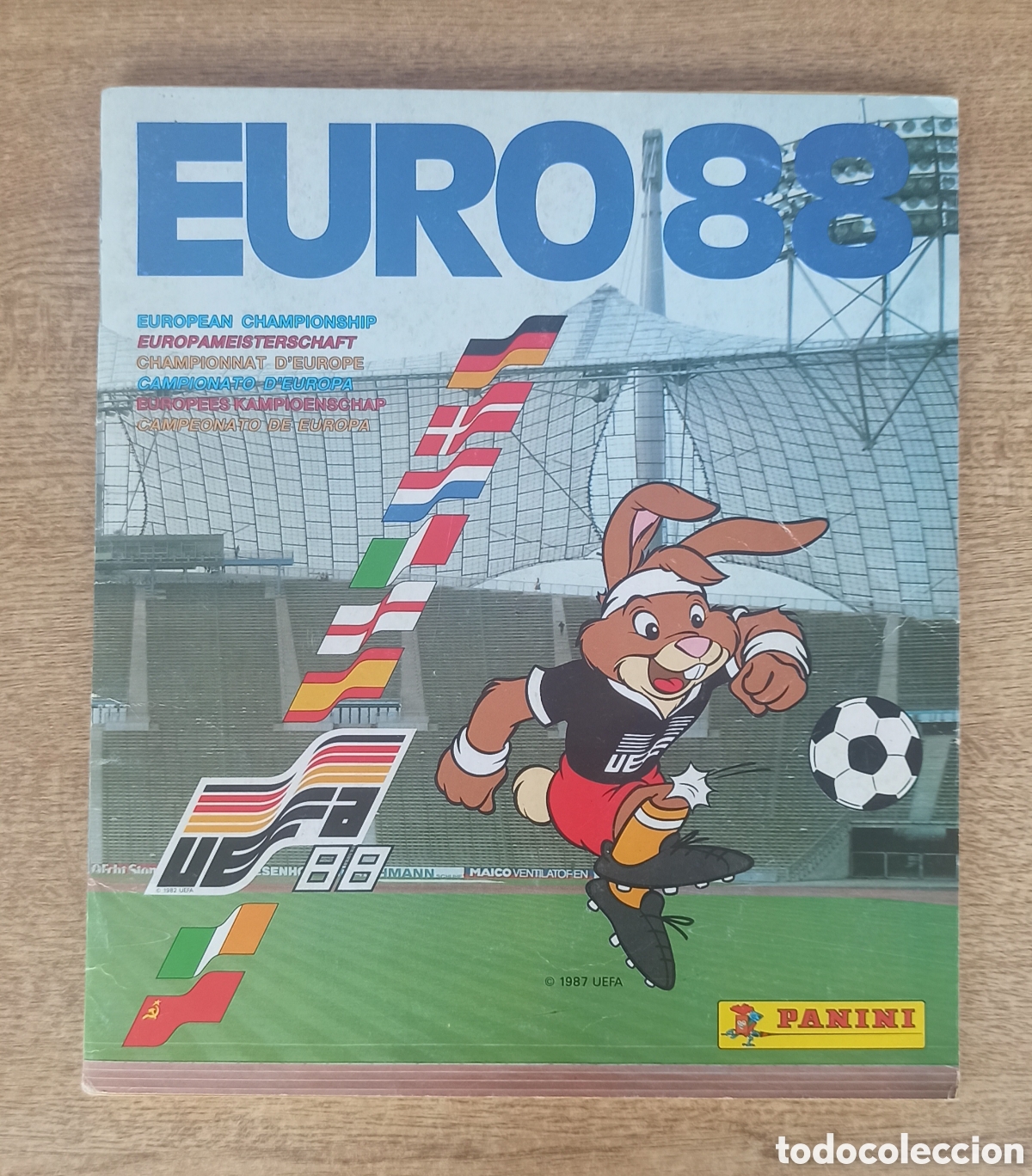 &Aacute;lbum de f&uacute;tbol completo: Panini Euro 88 album completo 1988 - Leer descripci&oacute;n
