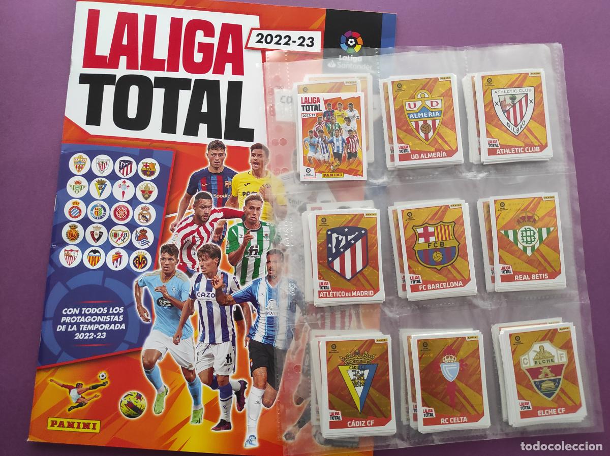 &Aacute;lbum de f&uacute;tbol completo: COLECCION COMPLETA LALIGA TOTAL 22/23 - PANINI LA LIGA 2022/2023 ALBUM 485 CROMOS + 10 PREMIUM