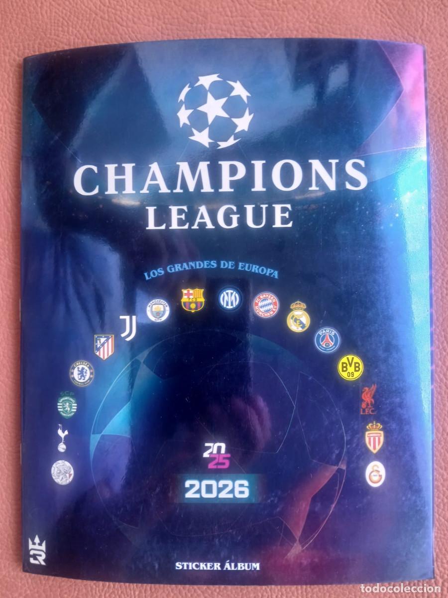 Caderneta de futebol completa: Colecci&oacute;n doble Champions + Libertadores 25/26