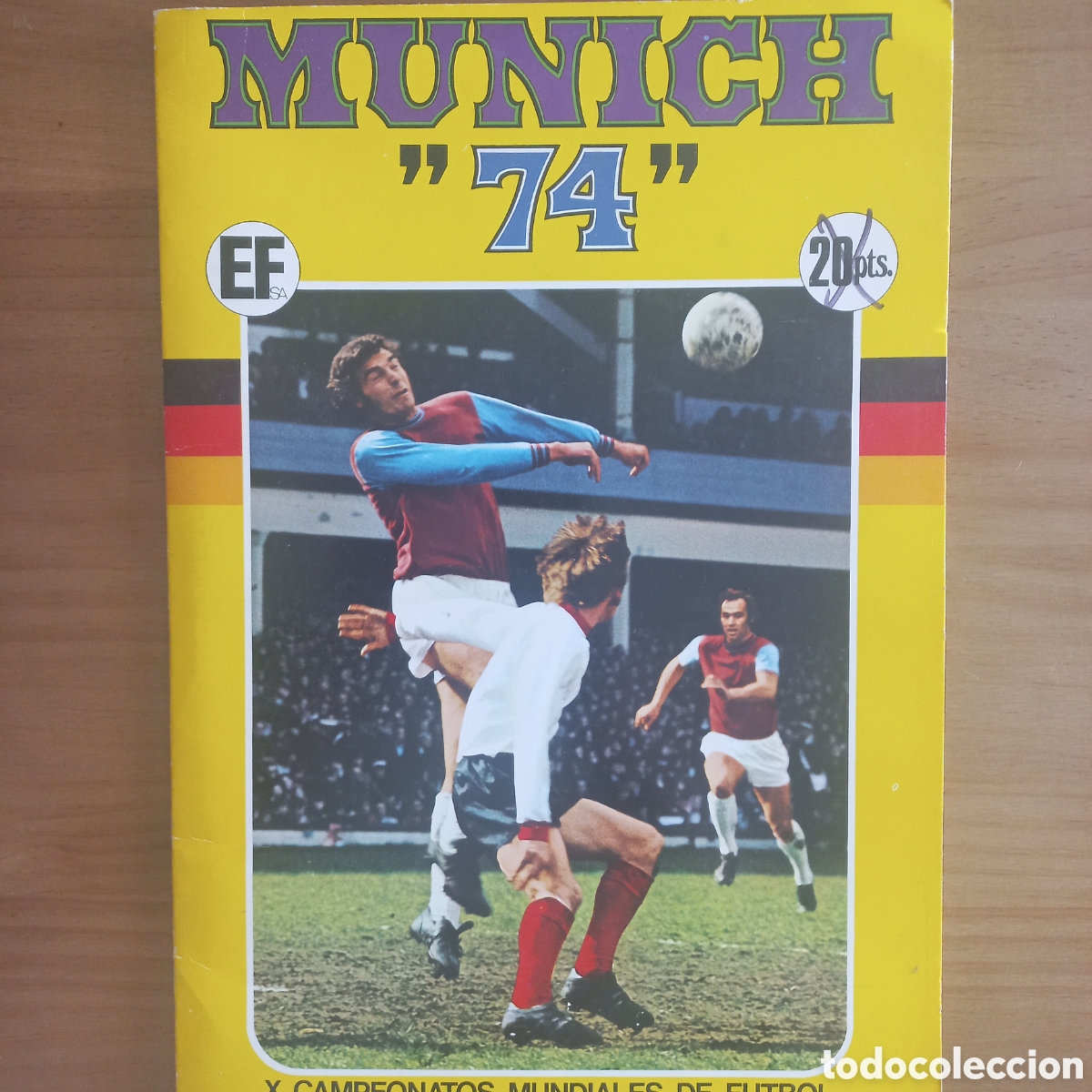 &Aacute;lbum de f&uacute;tbol completo: MUNICH 74. X CAMPEONATOS MUNDIALES DE FUTBOL. COMPLETO (PEL&Eacute;, CRUYFF, IRIBAR...)