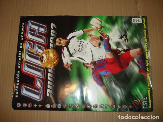 &Aacute;lbum de f&uacute;tbol completo: Liga 2006-2007, Este, 561 cromos, muy buen estado