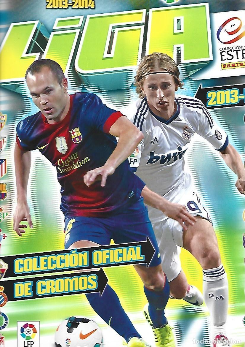 &Aacute;lbum de f&uacute;tbol completo: Liga 2013-2014, Este, 641 cromos, muy buen estado