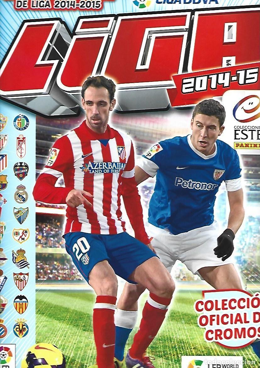 &Aacute;lbum de f&uacute;tbol completo: Liga 2014-15, Este, 701 cromos, muy buen estado