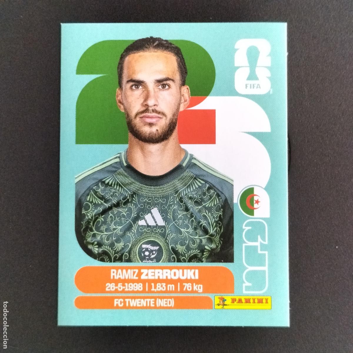 &Aacute;lbum de f&uacute;tbol completo: ALG 11 RAMIZ ZERROUKI ARGELIA CROMOS STICKER MUNDIAL 26 2026 FIFA WORLD CUP PANINI