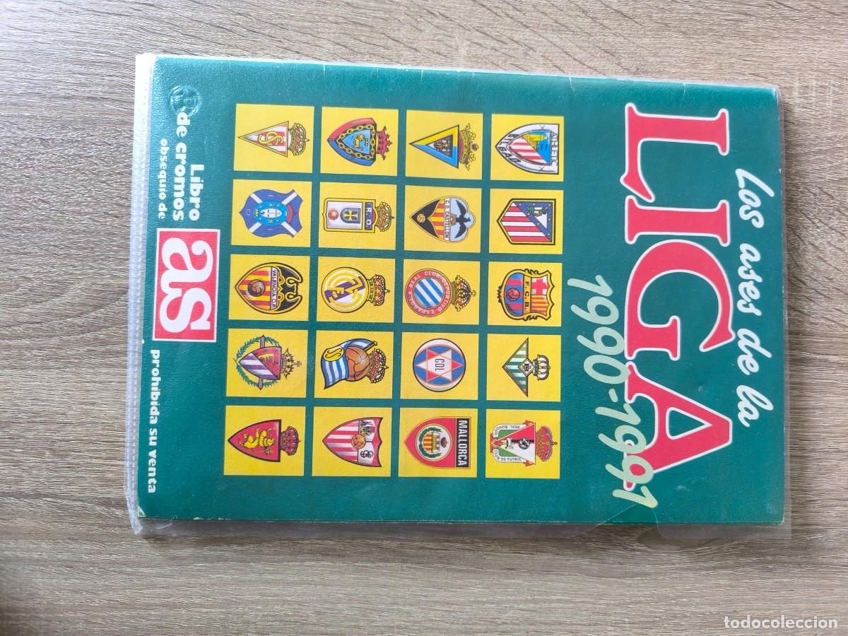 &Aacute;lbum di calcio completo: ​&Aacute;lbum de Cromos &rdquo;Los Ases de la Liga 1990-1991&rdquo; - Completo - Conservaci&oacute;n Profesional