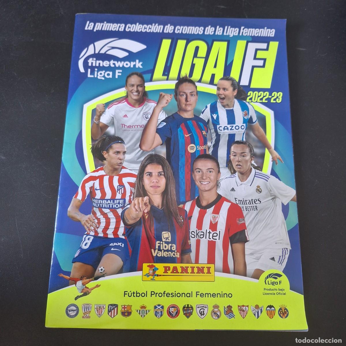 &Aacute;lbum de f&uacute;tbol completo: &Aacute;LBUM COMPLETO CROMOS LIGA F f&uacute;tbol femenino 2022 2023 22 23 / Panini