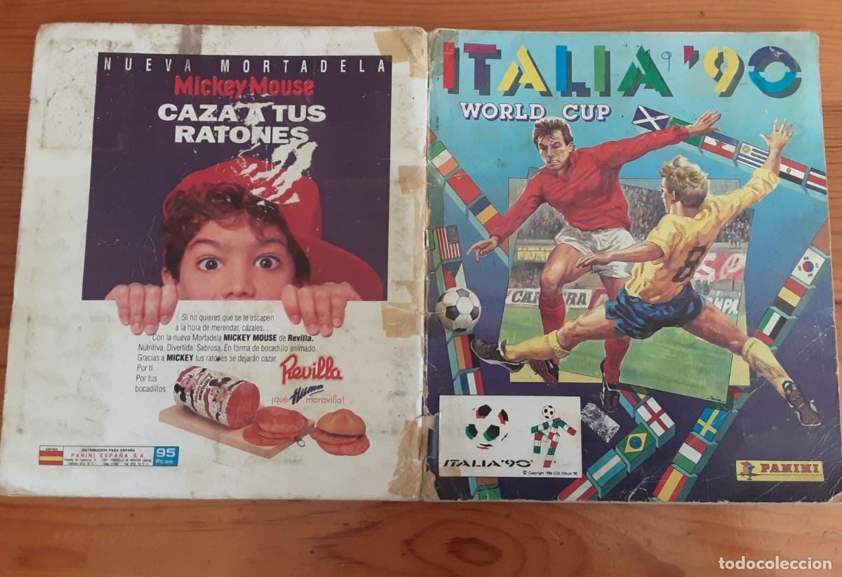 &Aacute;lbum de f&uacute;tbol completo: ITALIA 90 WORLD CUP, PANINI &aacute;lbum completo