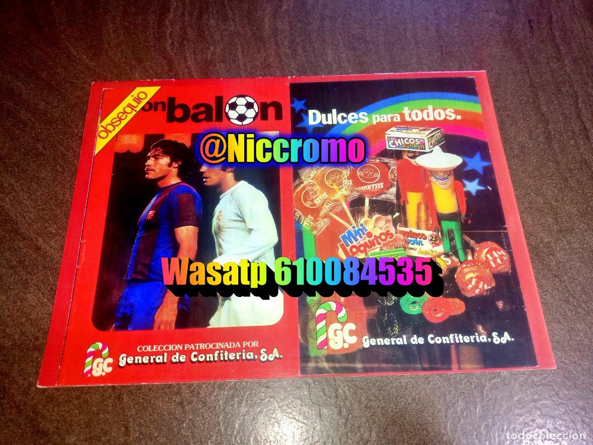Caderneta de futebol completa: facs&iacute;mil album de futbol don balon 1978 1979 papel couche liga temporada 78 79 este panini